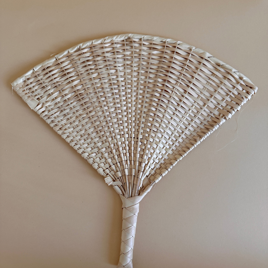 Abanico de palma boho