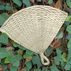 Abanico artesanal de palma