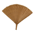 SET DE 10 ABANICOS DE PALMA NATURAL ARTESANALES