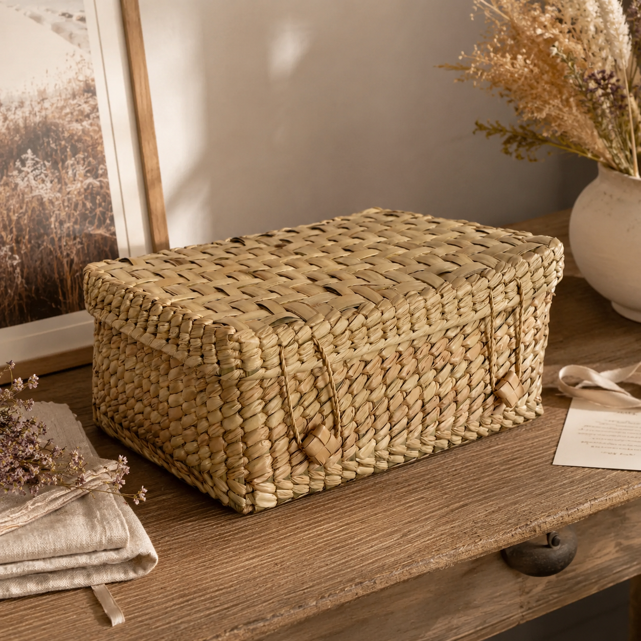 Caja con tapa para regalos y organizador
