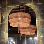 Pantalla Lámpara Algodón macramé. NEBULA