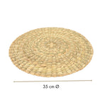 Mantel Circular Individual de Tule Artesanal